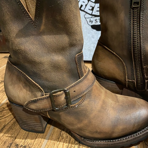 FREEBIRD Carlita Brown Leather Boots. Size women’s 10. Worn once. - Picture 6 of 8